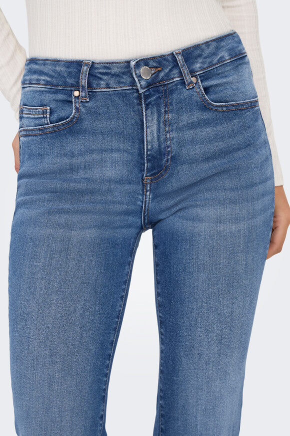 ONLBLUSH Jeans Flare L32 - Bleu Moyen