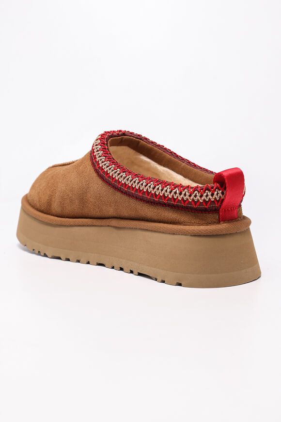 Tazz gefütterte Plateau Slipper - Chestnut