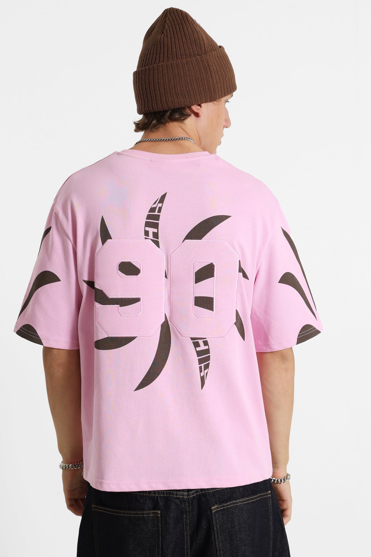 T-Shirt - Pink + Braun