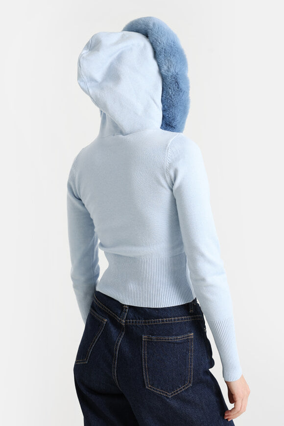 Crop cardigan - light blue