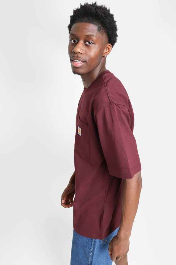 Pocket Oversize T-Shirt - Port