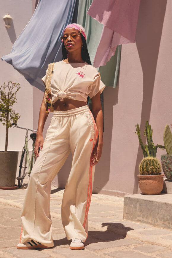 Summer Glow Graphic Oversize T-Shirt - Wonder White