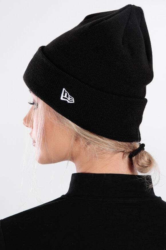 Beanie - Schwarz + Weiss