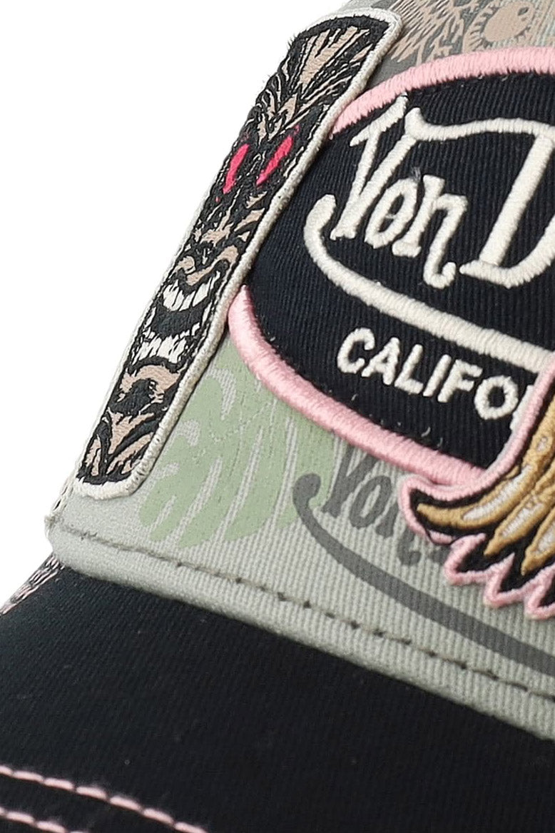 Trucker Cap / Snapback - Stone + Black