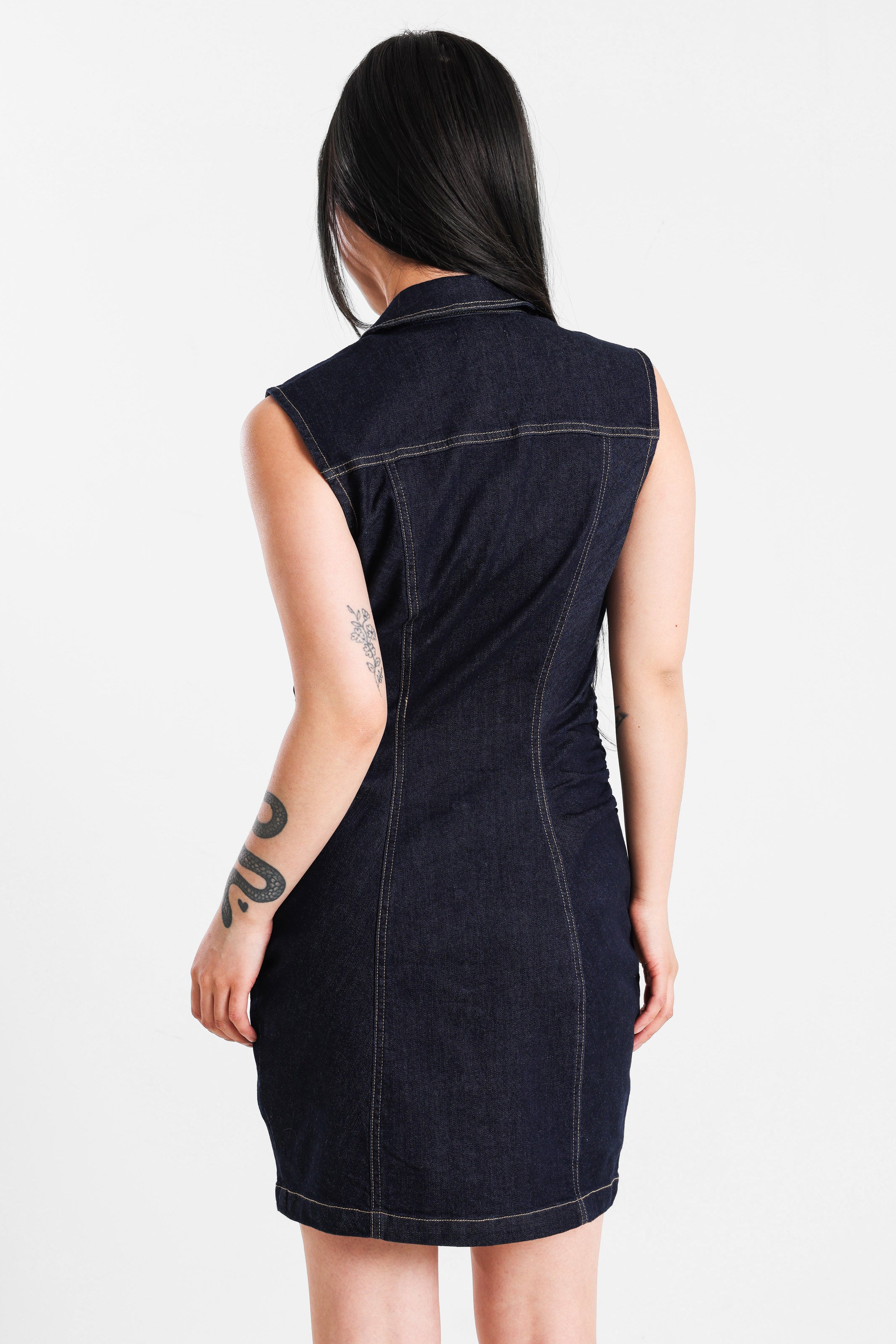 Jeans Minikleid - Dunkelblau