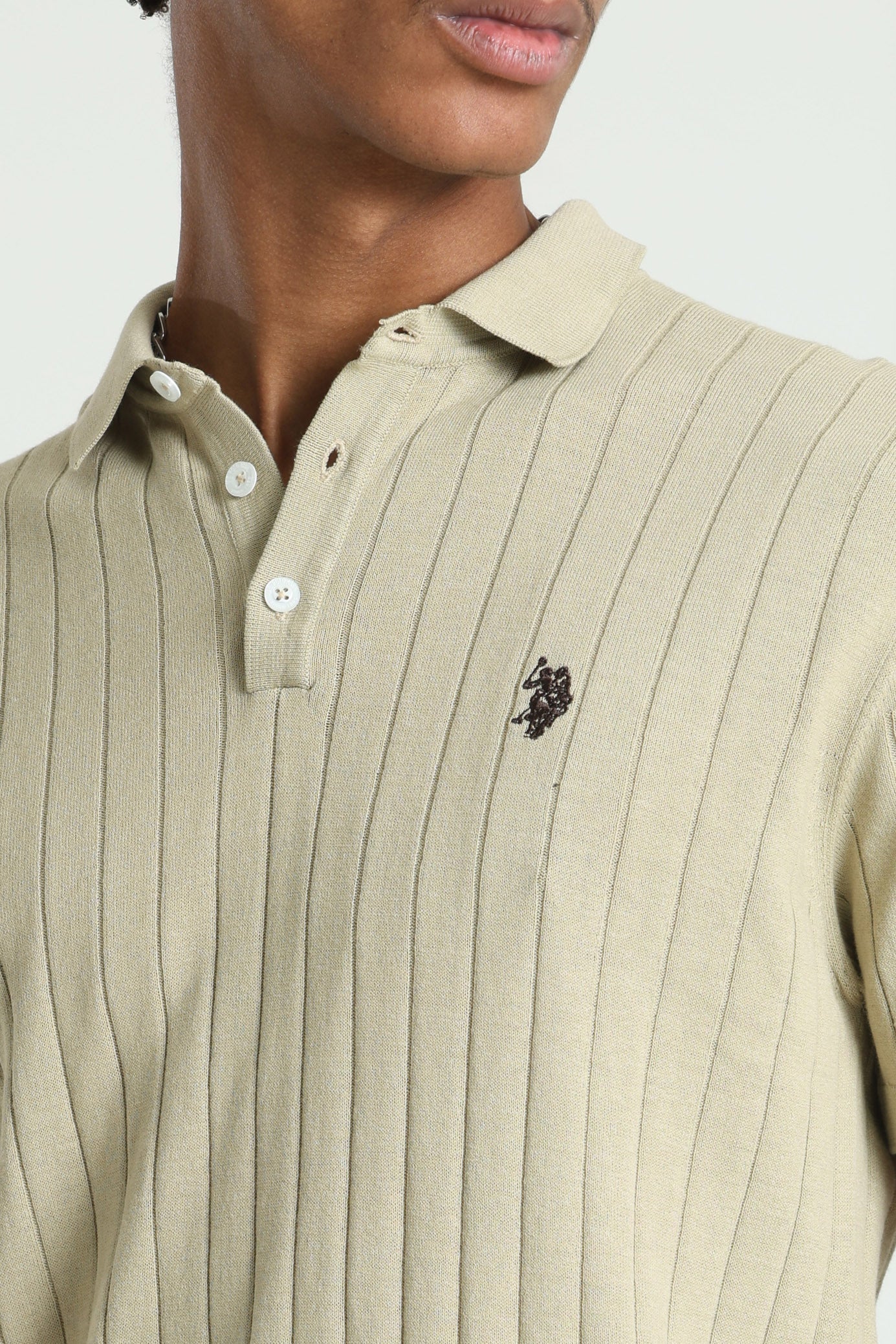 Gery Strick Poloshirt - Beige