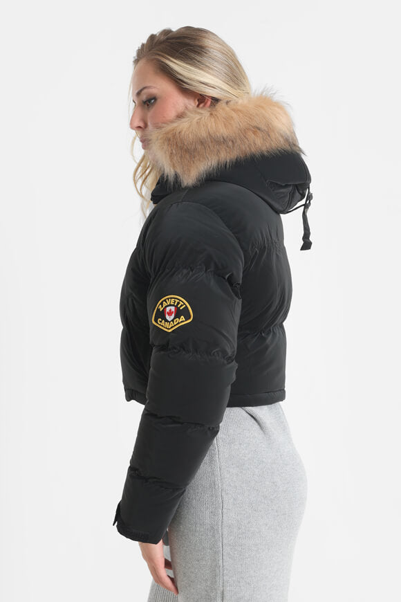 Belluci 2.0 Crop Pufferjacke - Jet Black