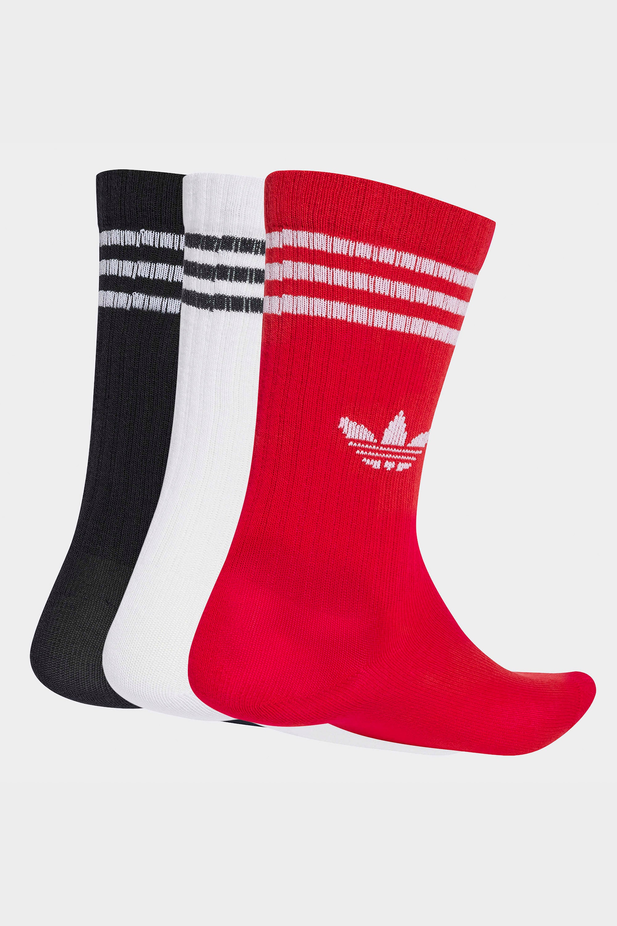 Dreierpack Socken - Better Scarlet + Black + White