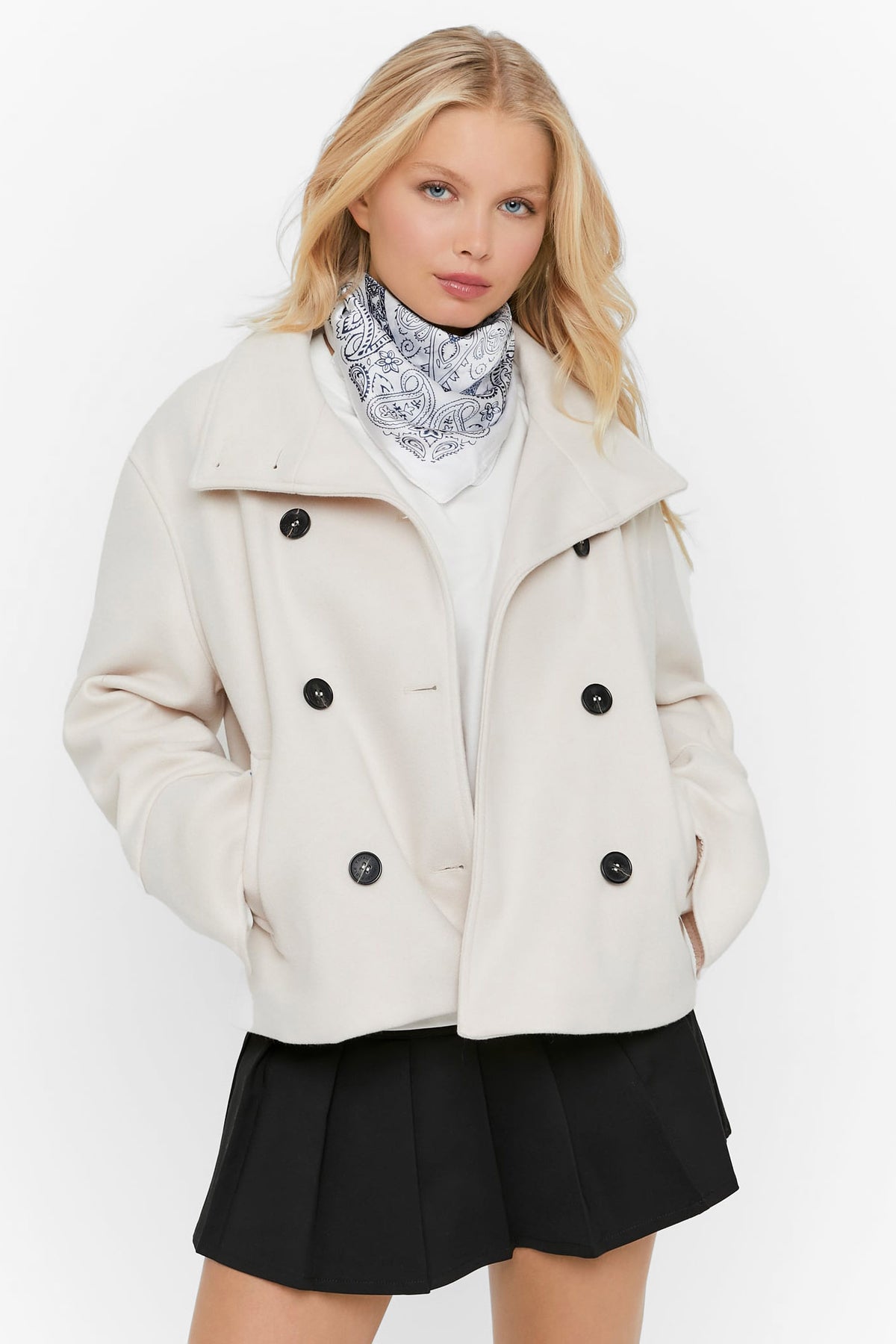 Manteau court - Pale Stone