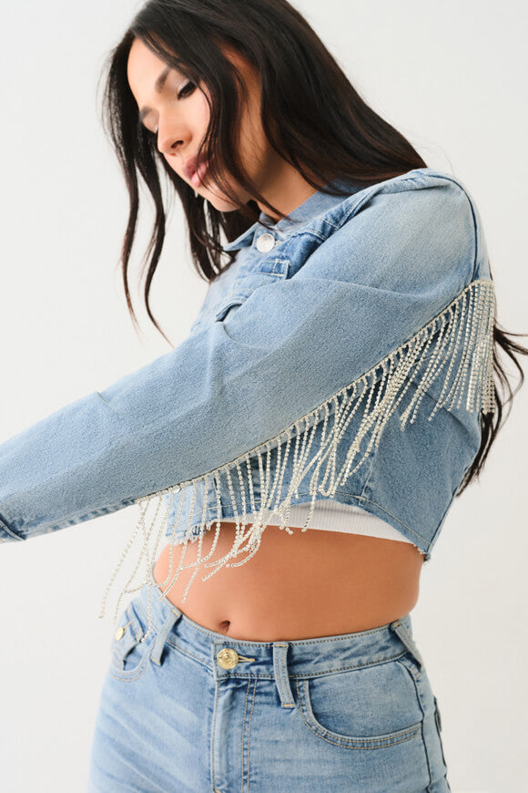 Crop denim jacket - Nora