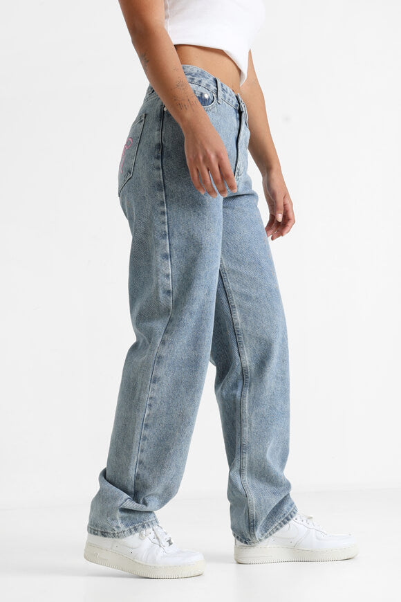 Straight Fit Jeans - Hellblau