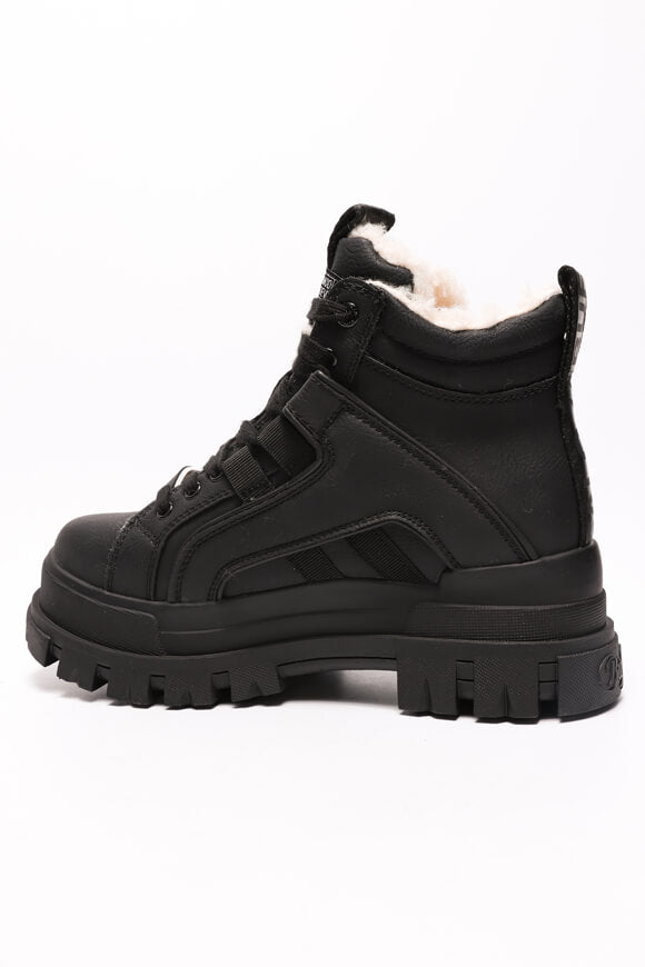 Aspha NC gefütterte Plateau Stiefelette - Black