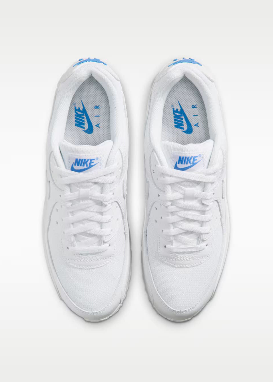 Air Max 90 Sneaker - White + Blue Crystal