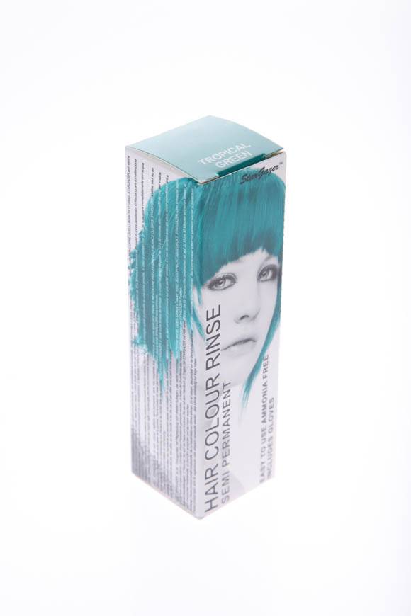 Coloration des cheveux - Vert tropical