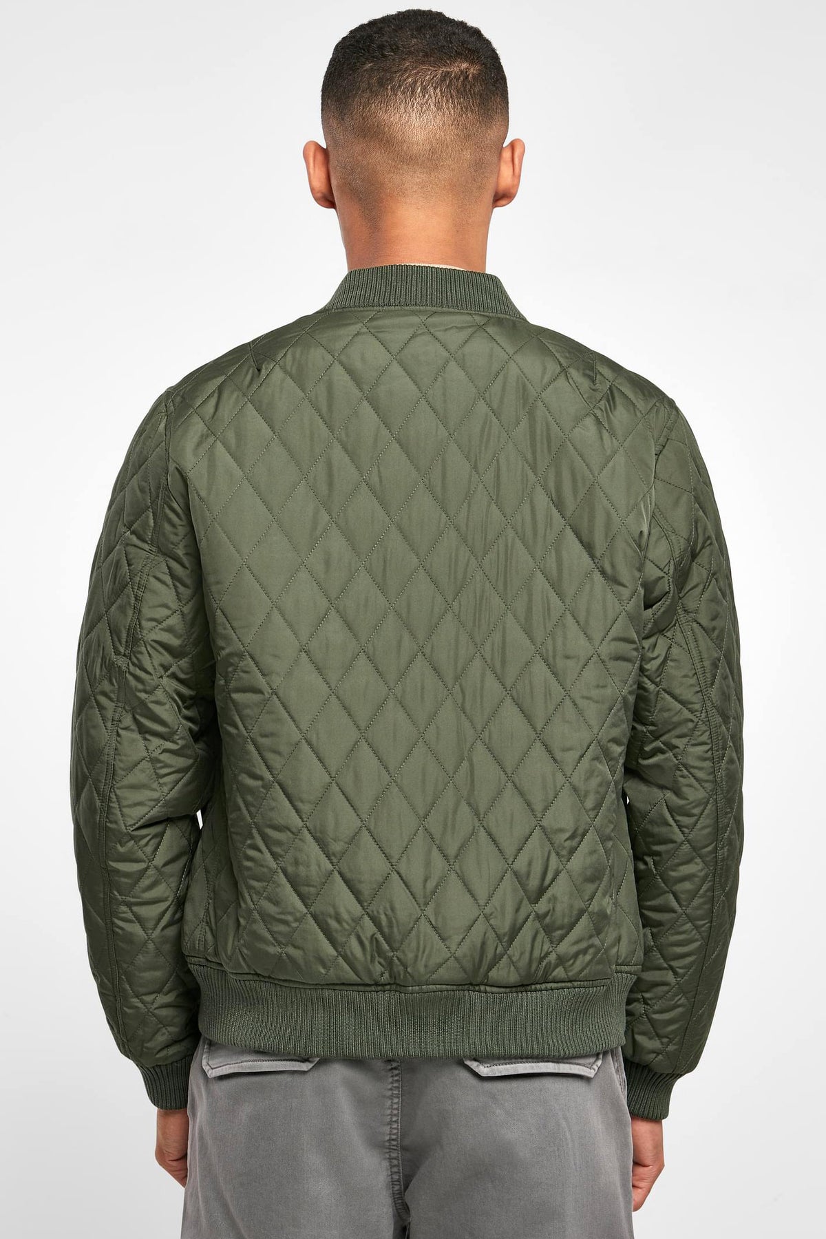 Gesteppte Bomberjacke - Olive