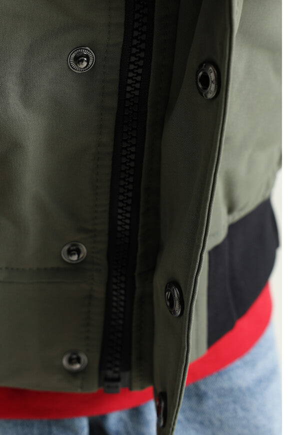 Abelli Wattierte Bomberjacke - Dusty Olive