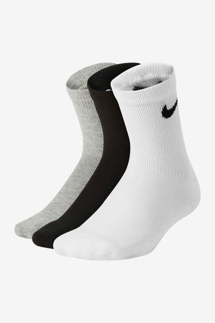 Lot de 3 paires de chaussettes junior - White + Grey + Black