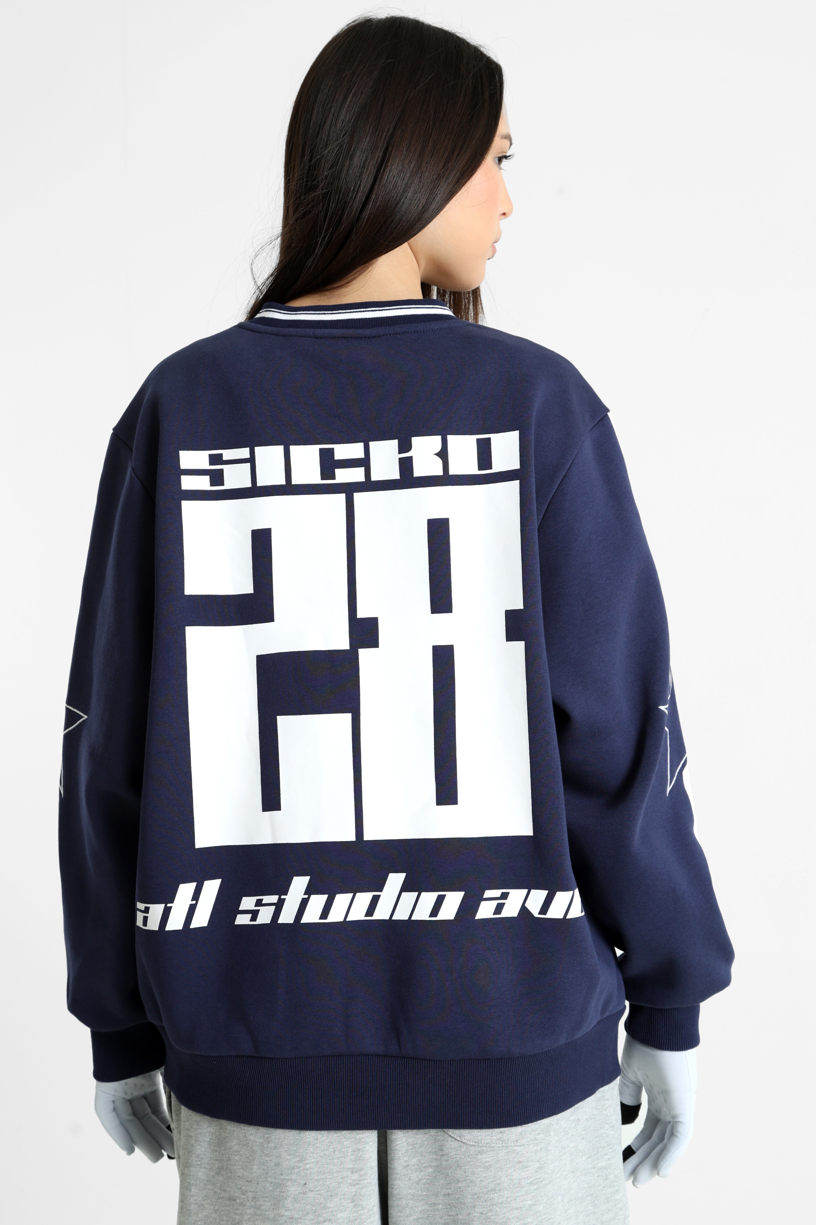 Sweat-shirt - Bleu marine