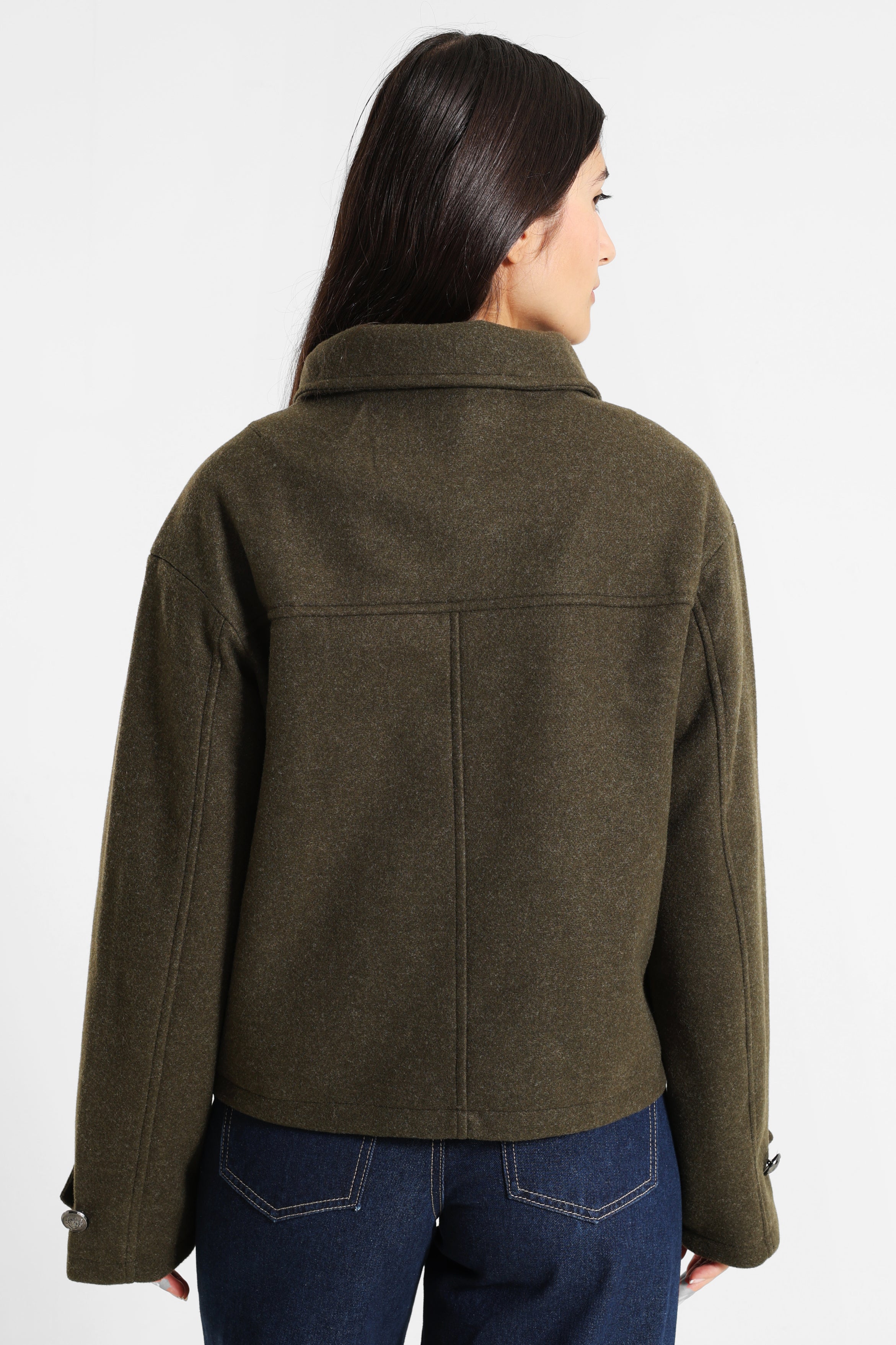 Short coat - Heather khaki