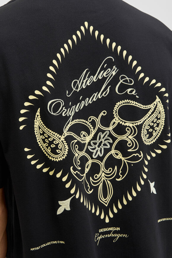 JORBELLAGIO t-shirt ample - Black