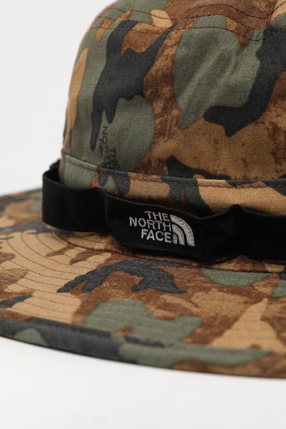 Cappello a tesa larga - Olive + Brown
