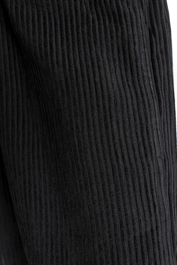 Structured fabric shorts - black