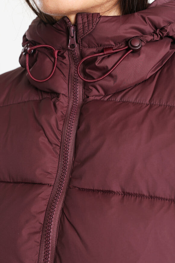 Puffermantel - Bordeaux
