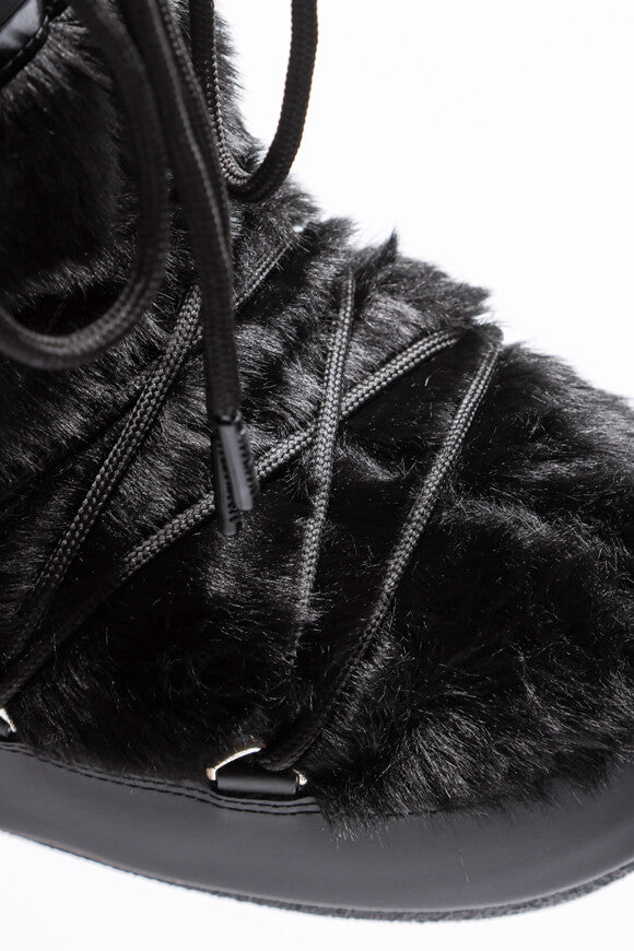 Icon faux fur snow boots - Black