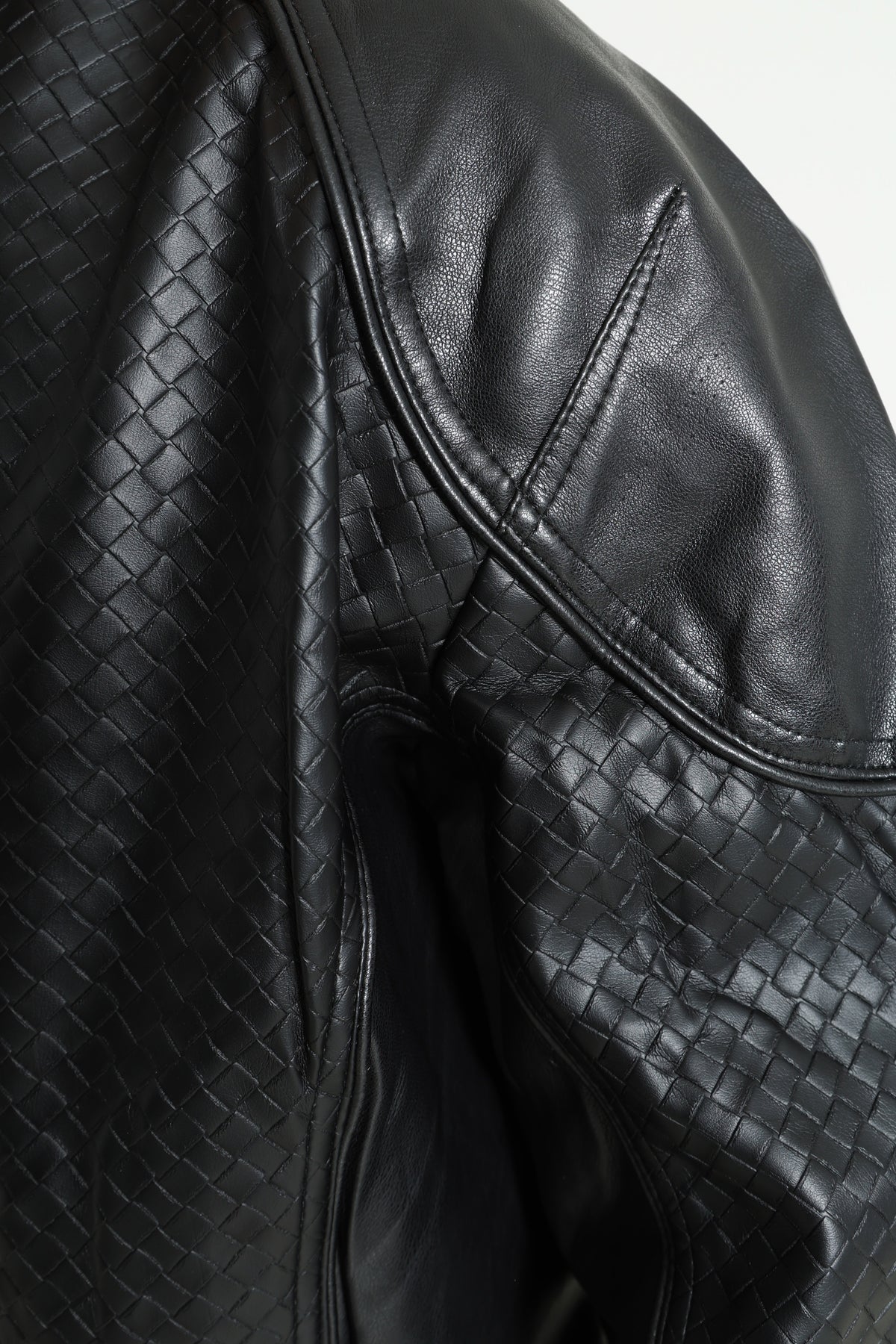 Bomber Kunstlederjacke