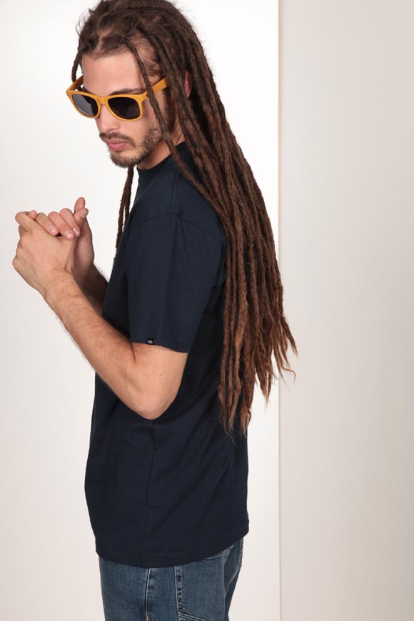 T-Shirt - Navy + Blanc