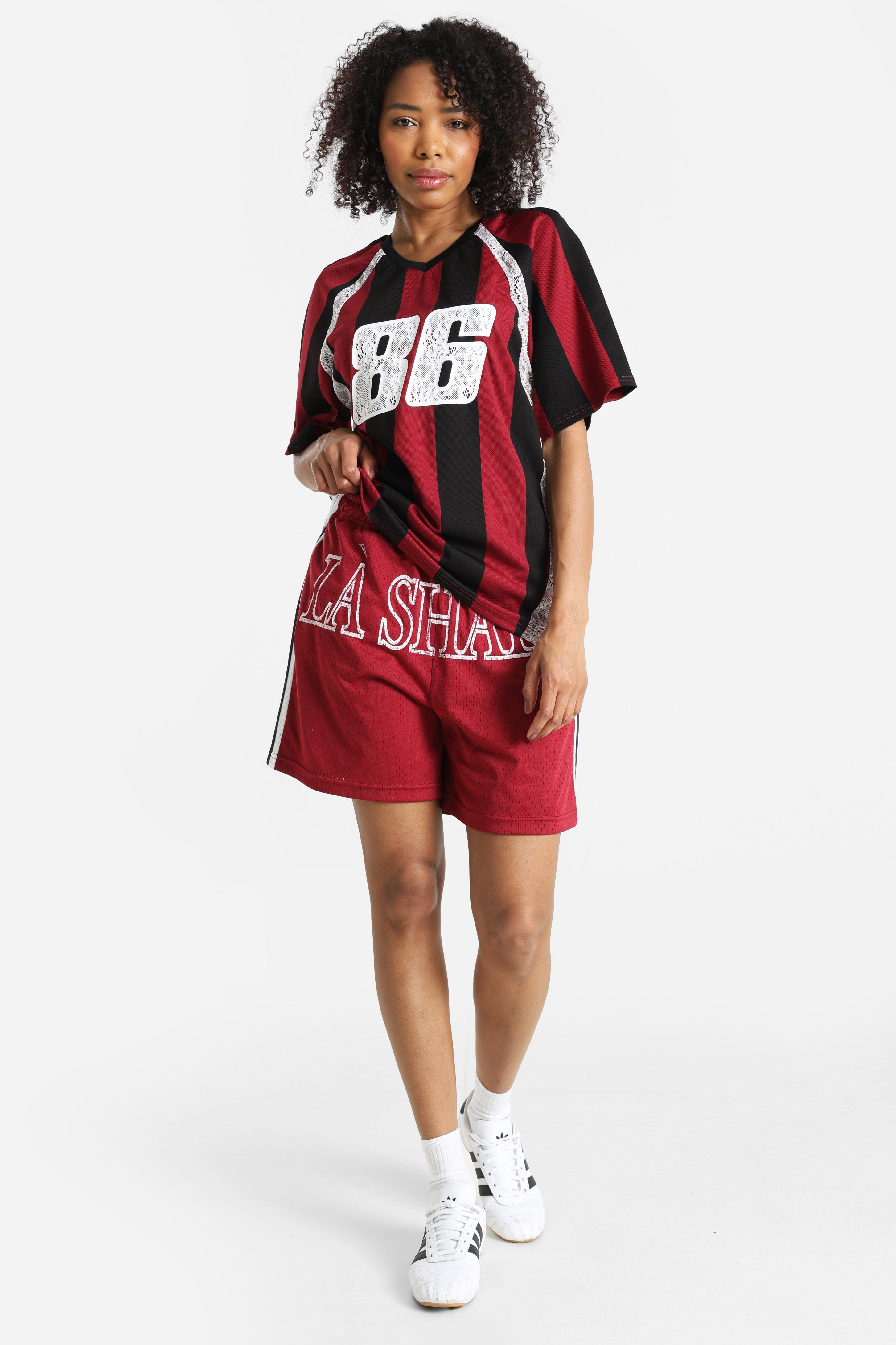 Mesh Shorts - Bordeaux