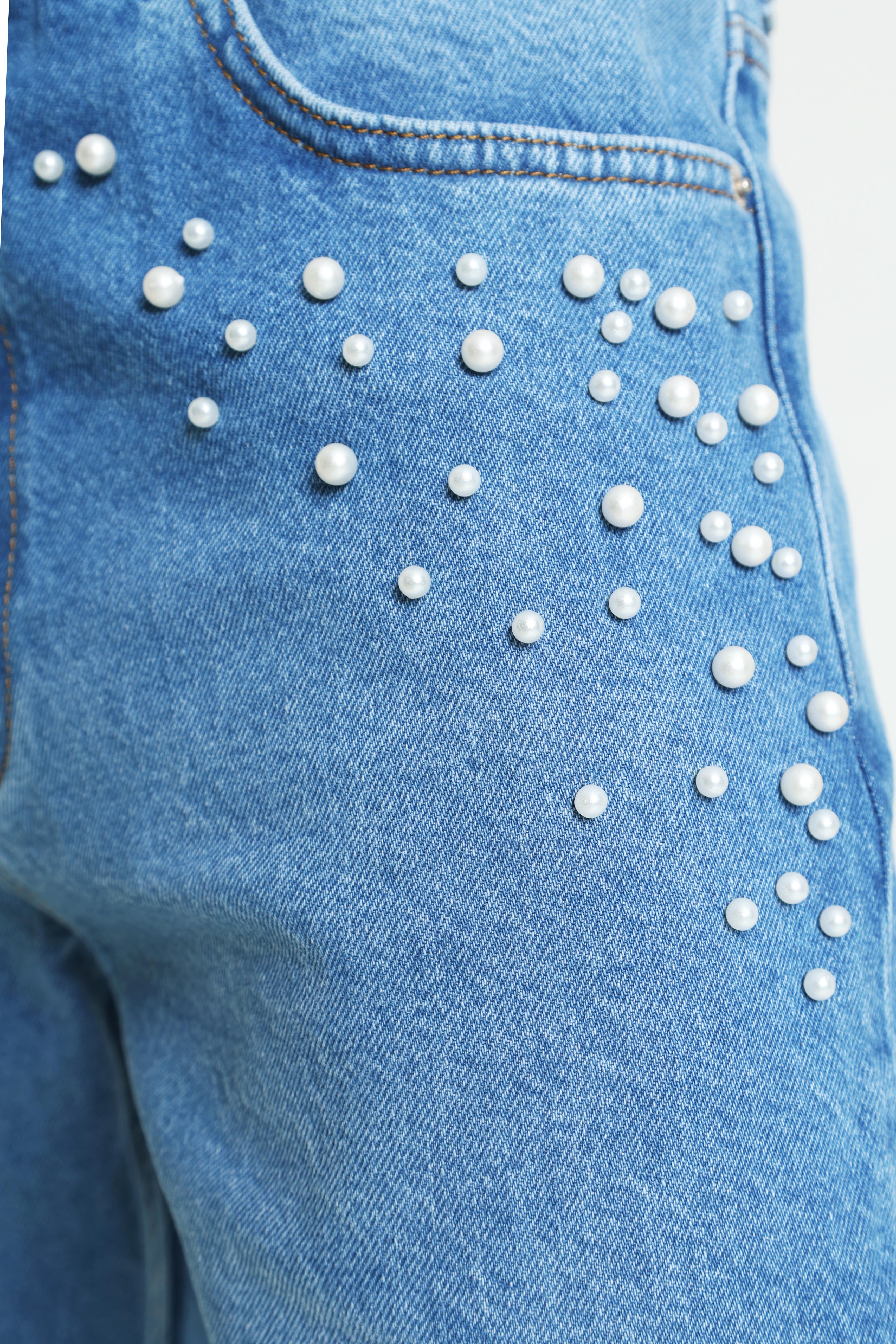 Loose fit jeans - blue denim