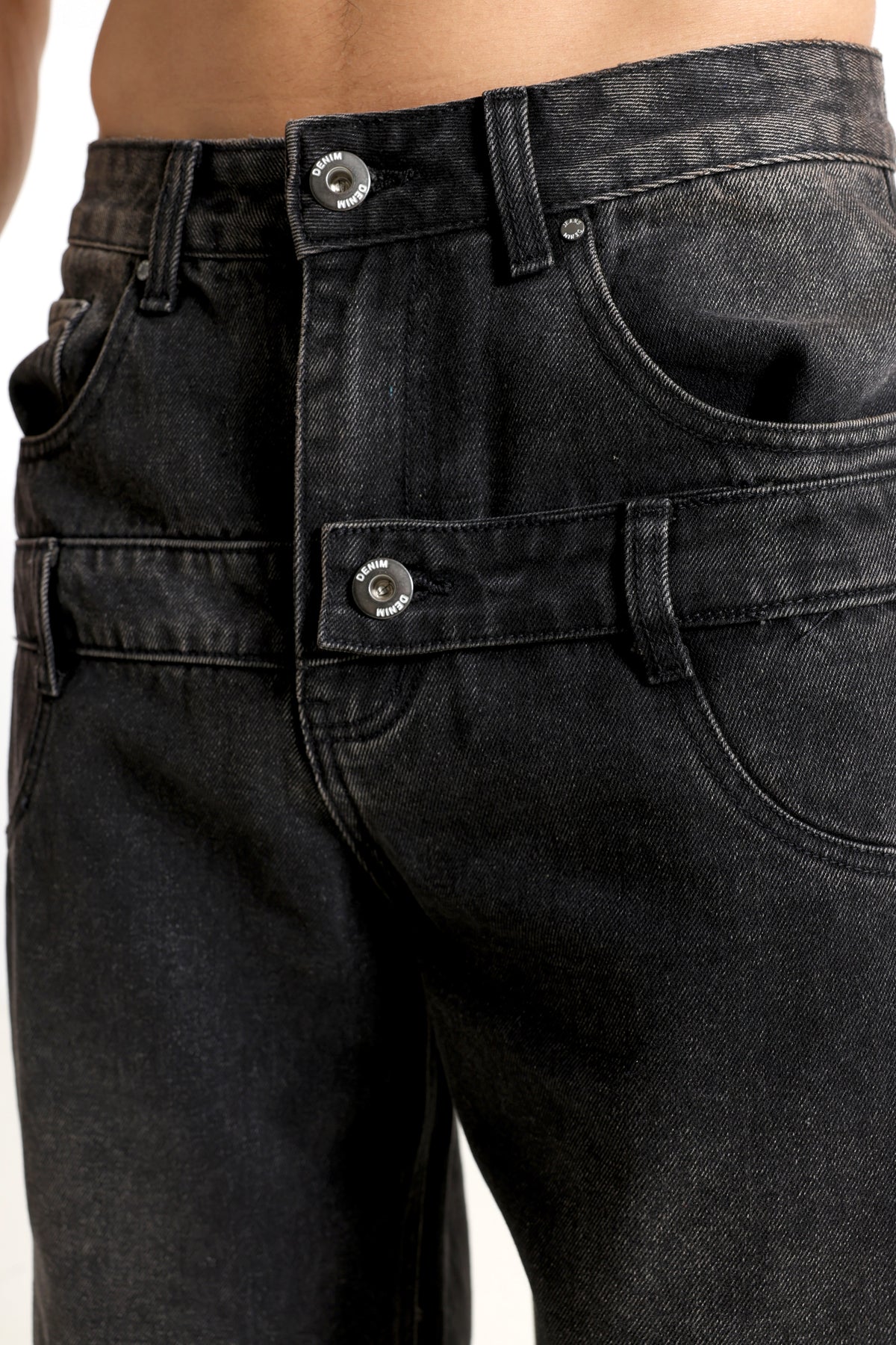 Extra baggy fit jeans - Black Used