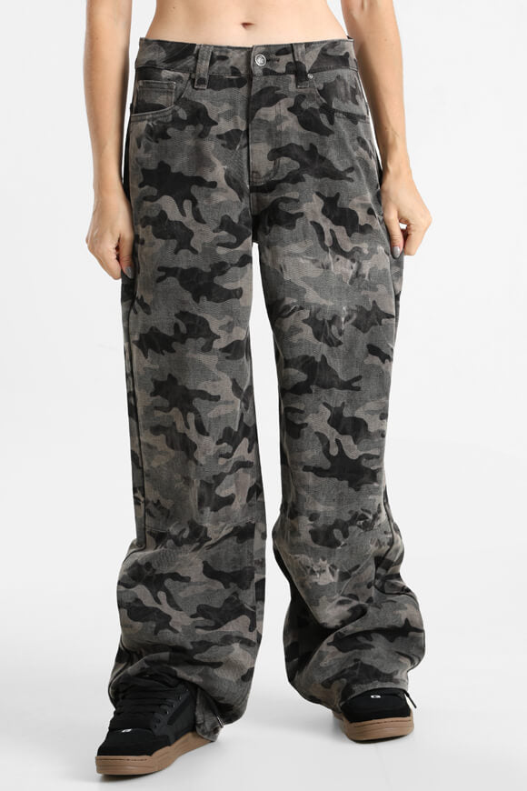 Jeans baggy - camouflage