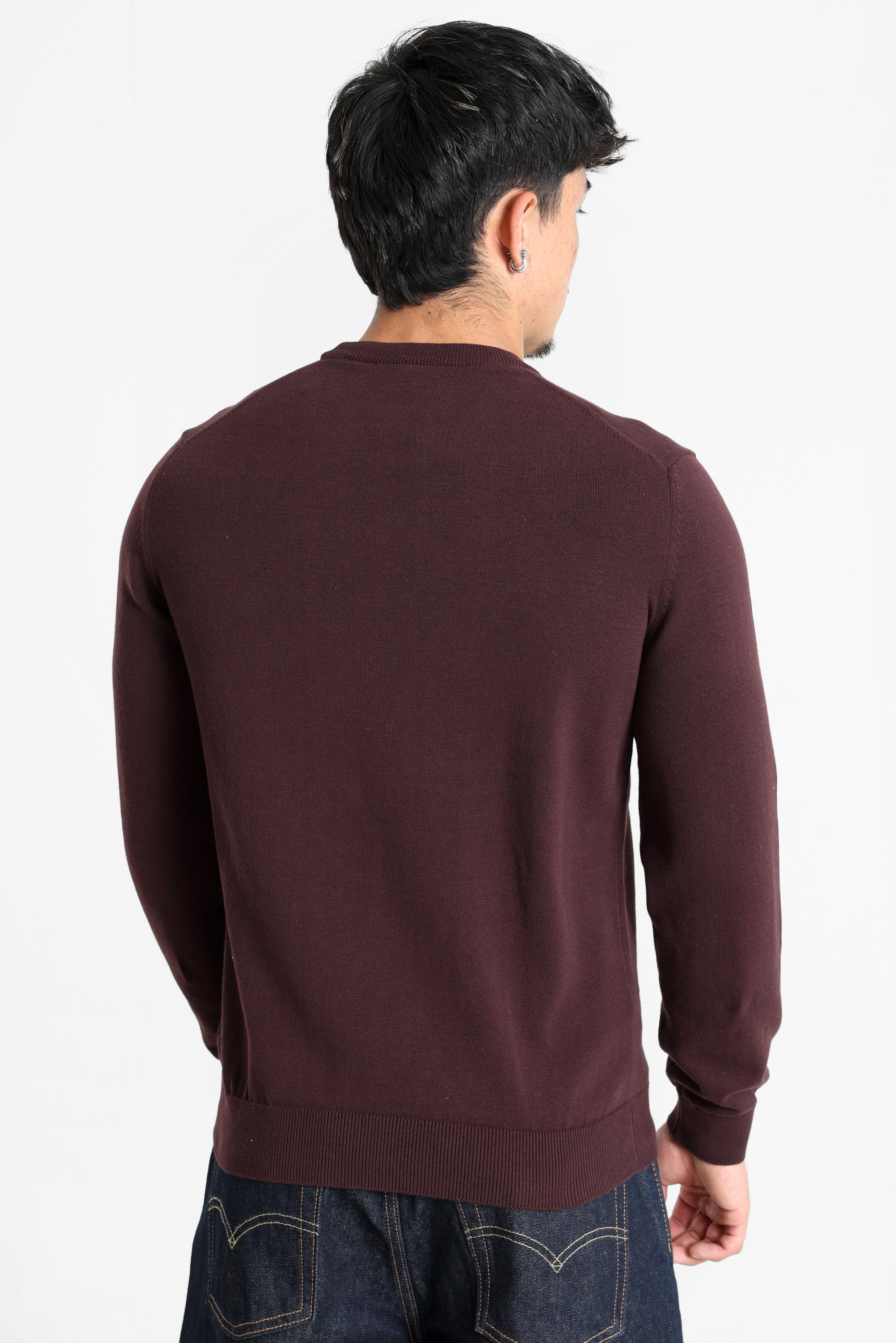 Feinstrickpullover - Dark Brown