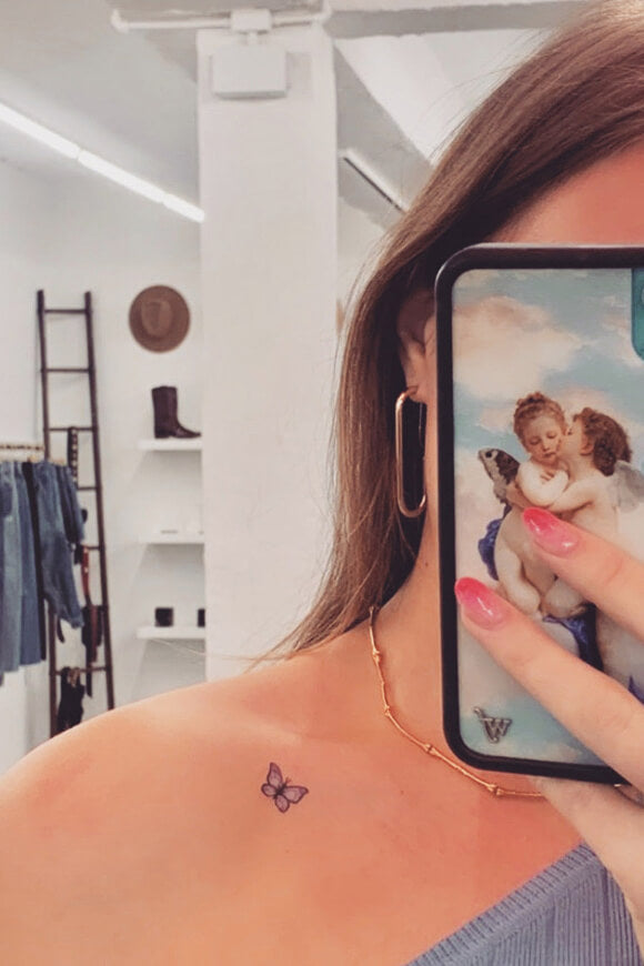 Retro Littles tattoos éphémères - Multicolor