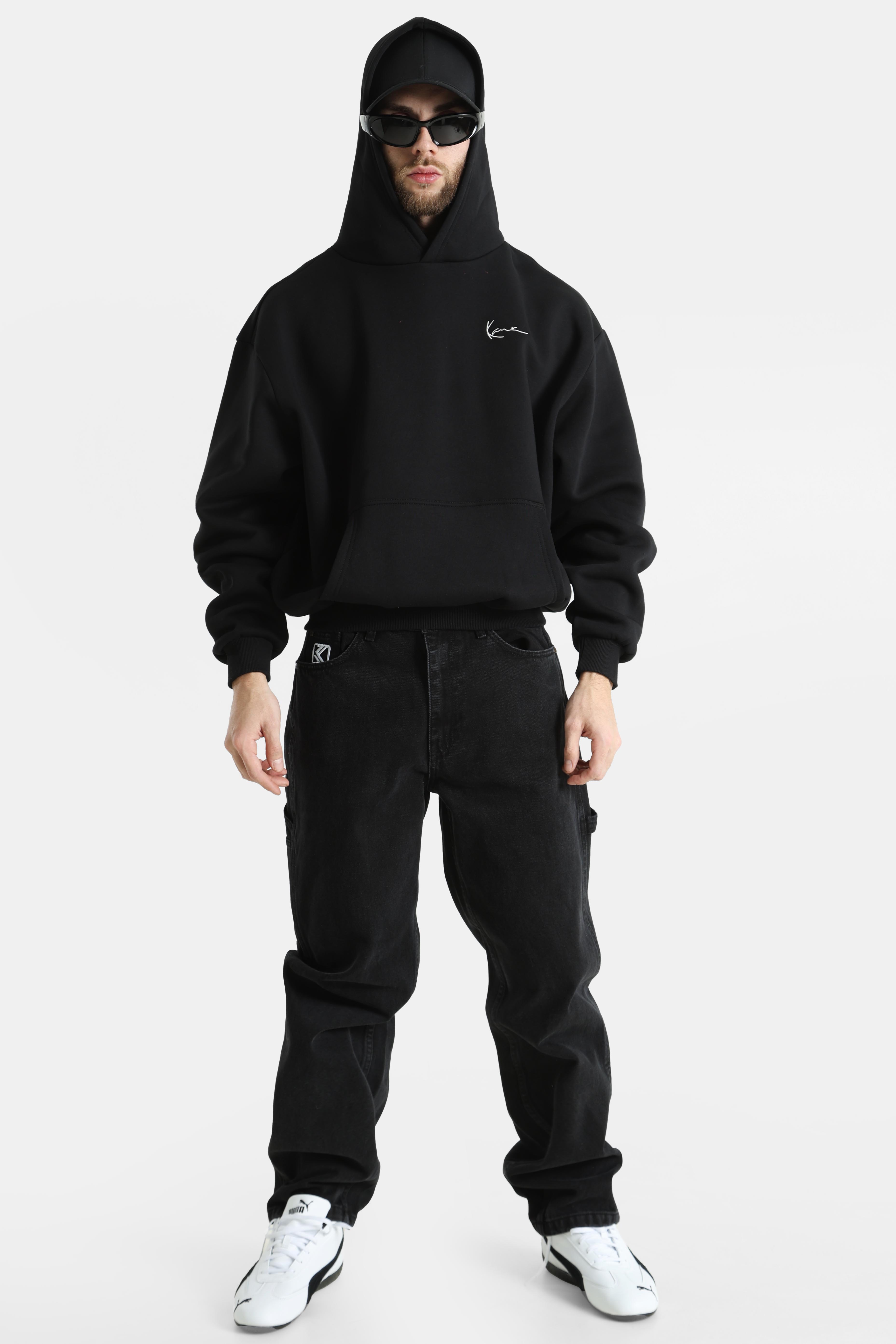 Kapuzensweatshirt - Black