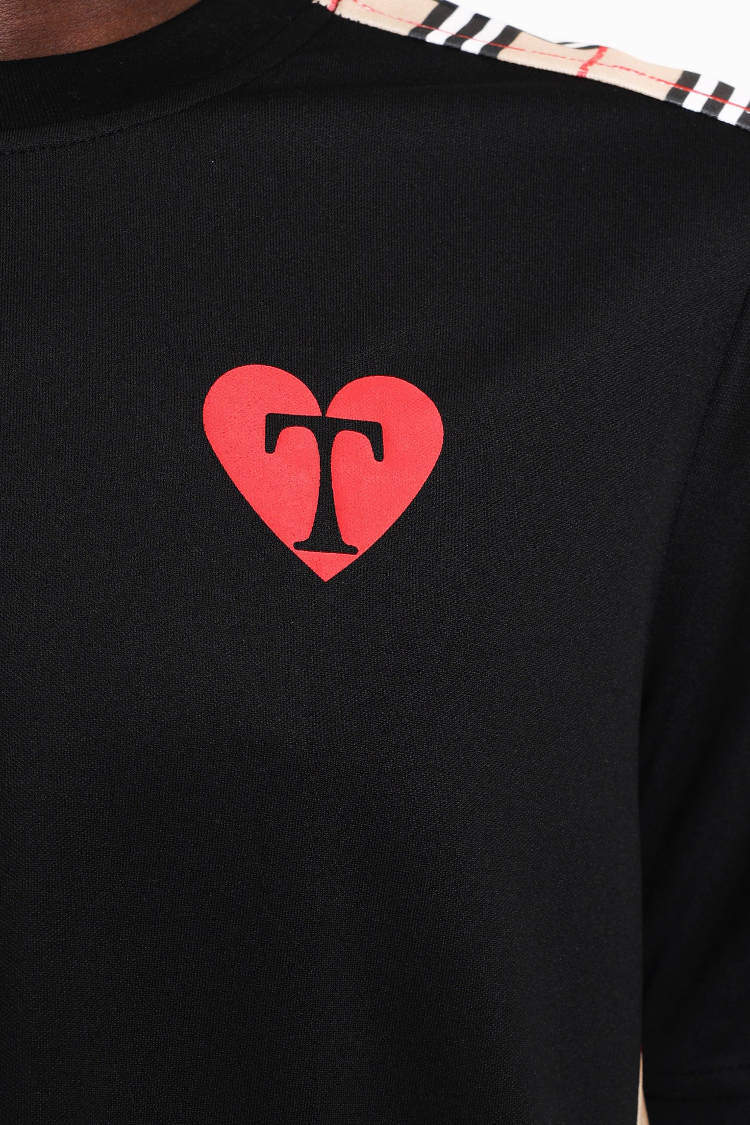 T-shirt - Nero + Beige