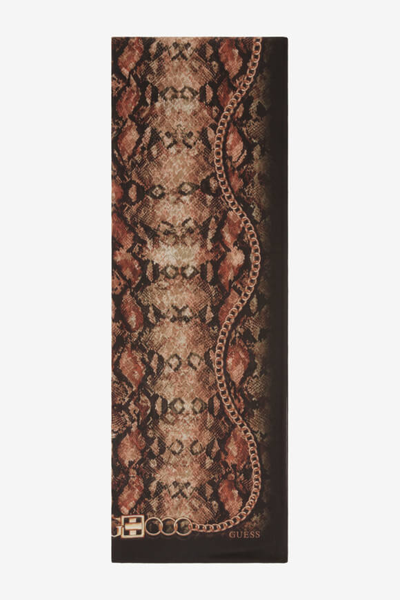 Jane scarf / foulard - Black + Brown