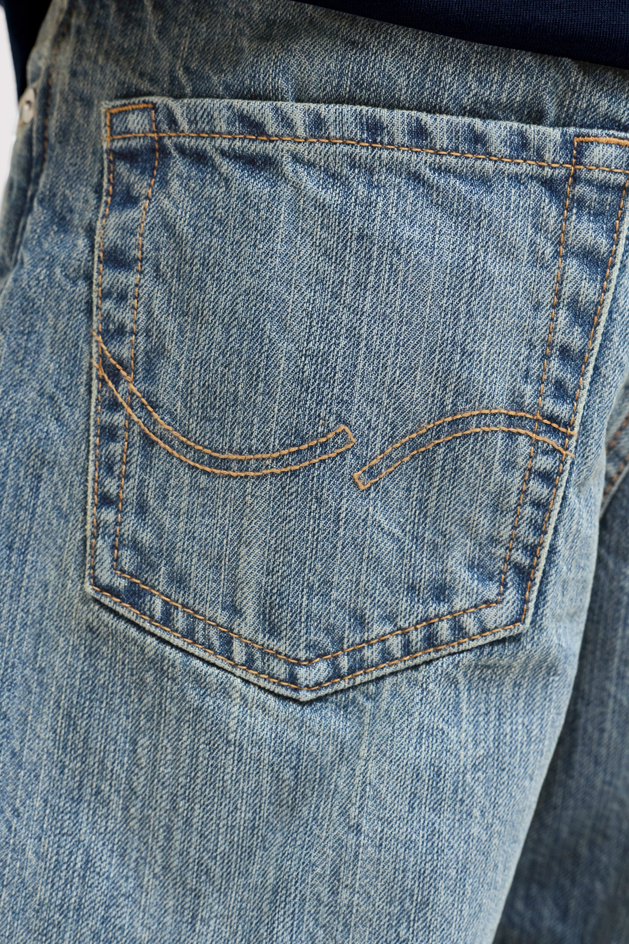 JJICHRIS Relaxed Fit Jeans - Blue Denim