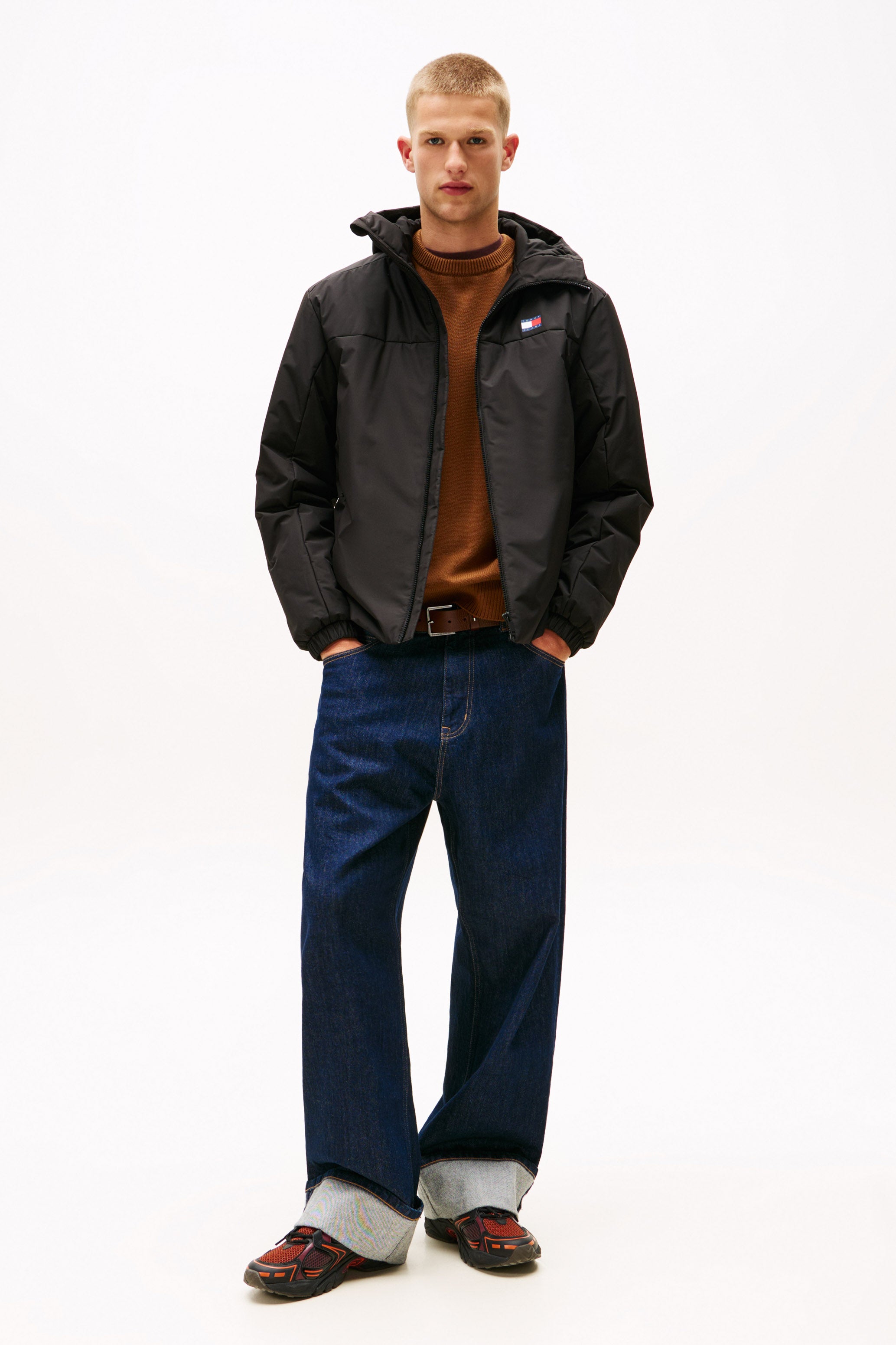 Gesteppte Jacke - Black