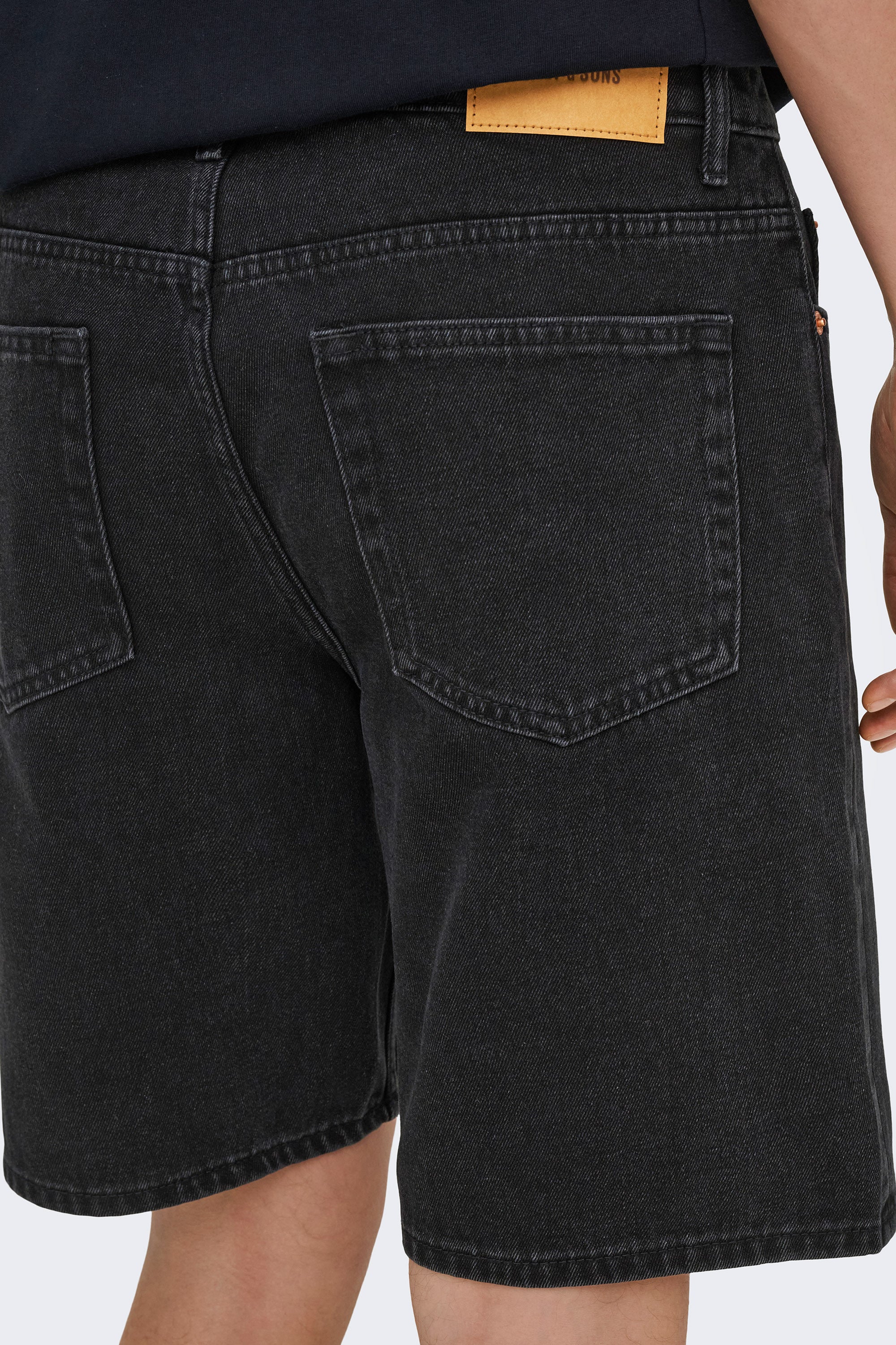 Edge short en jean - Washed Black