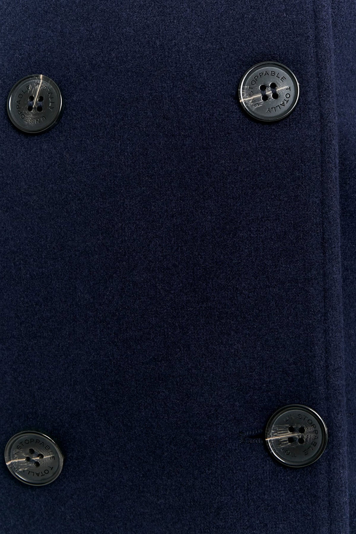 Kurzer Mantel - Evening Blue