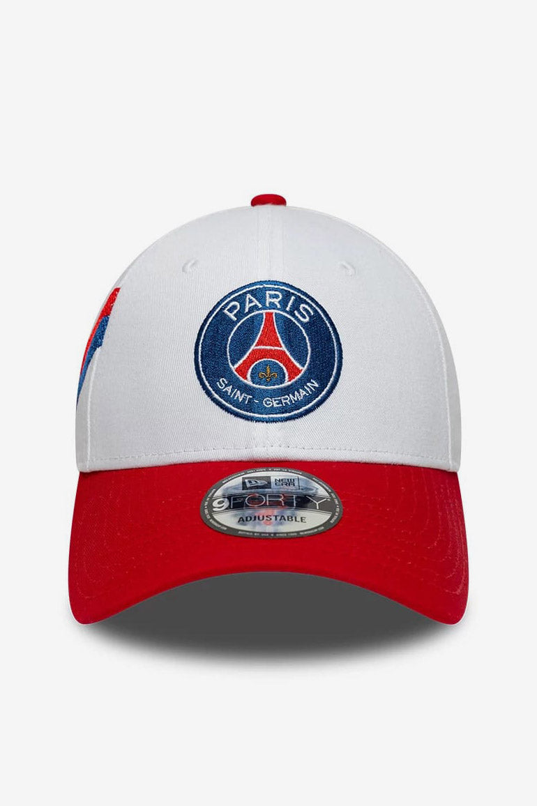 Paris Saint-Germain 9Forty Cap / Strapback - White + Red + Blue