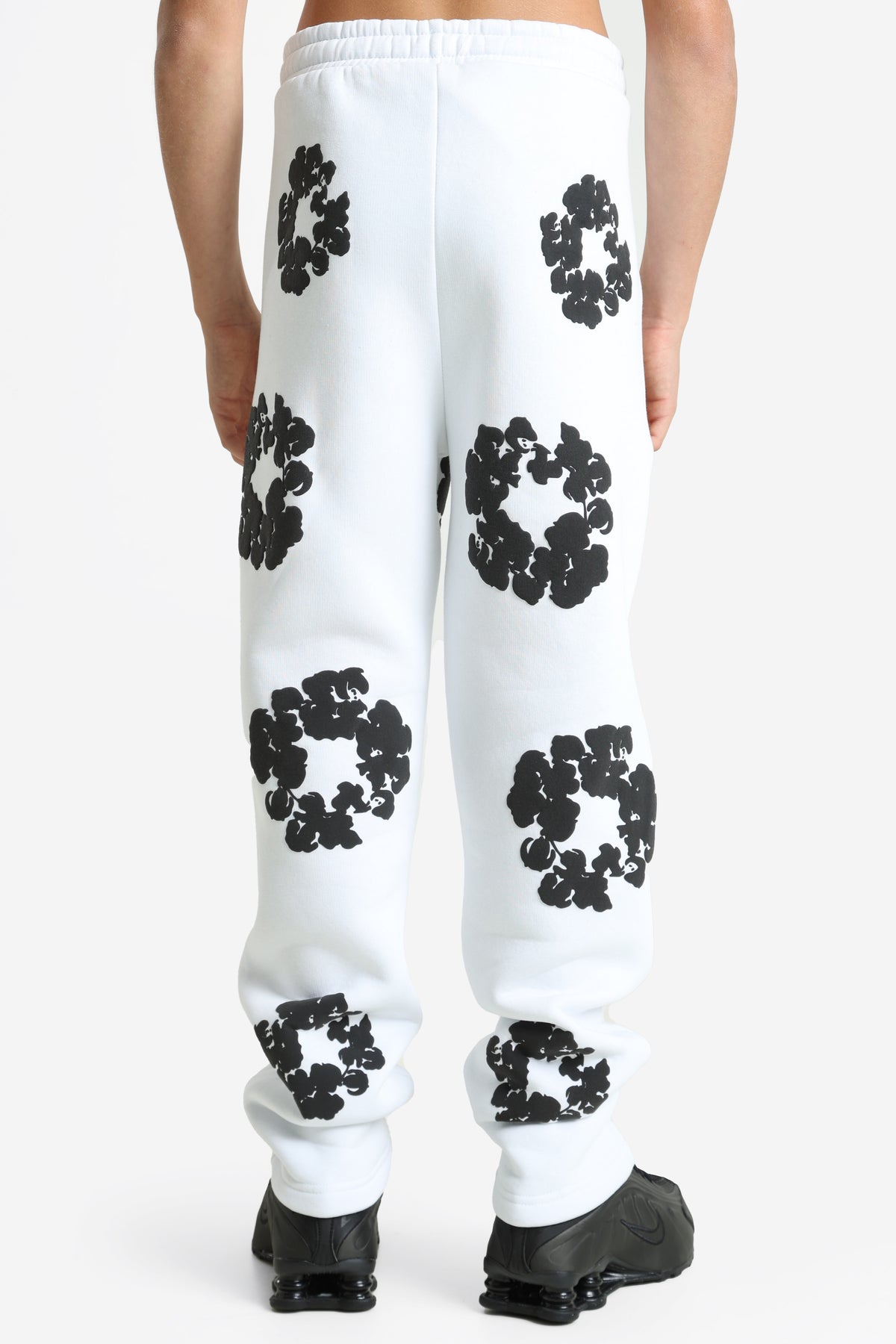 Sweatpants - White + Black