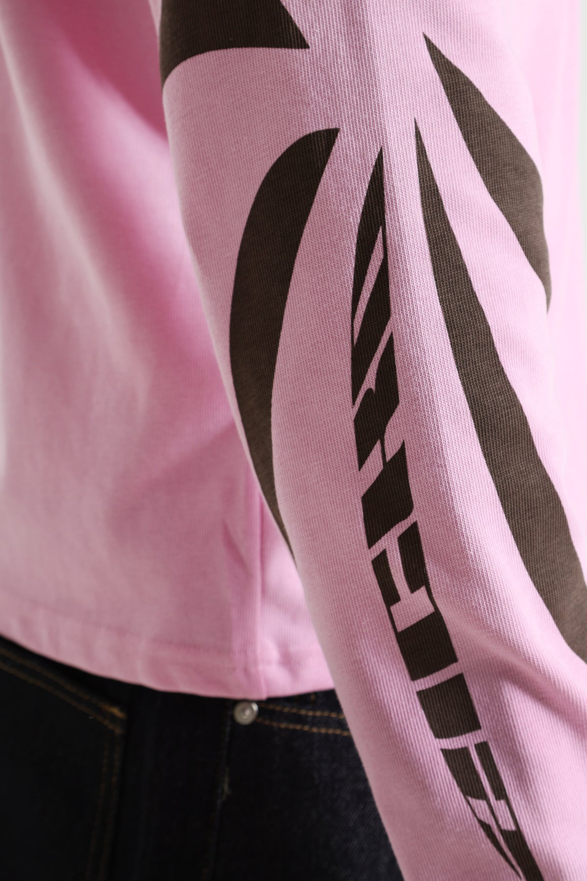 Shirt manches longues - Rose + Brun