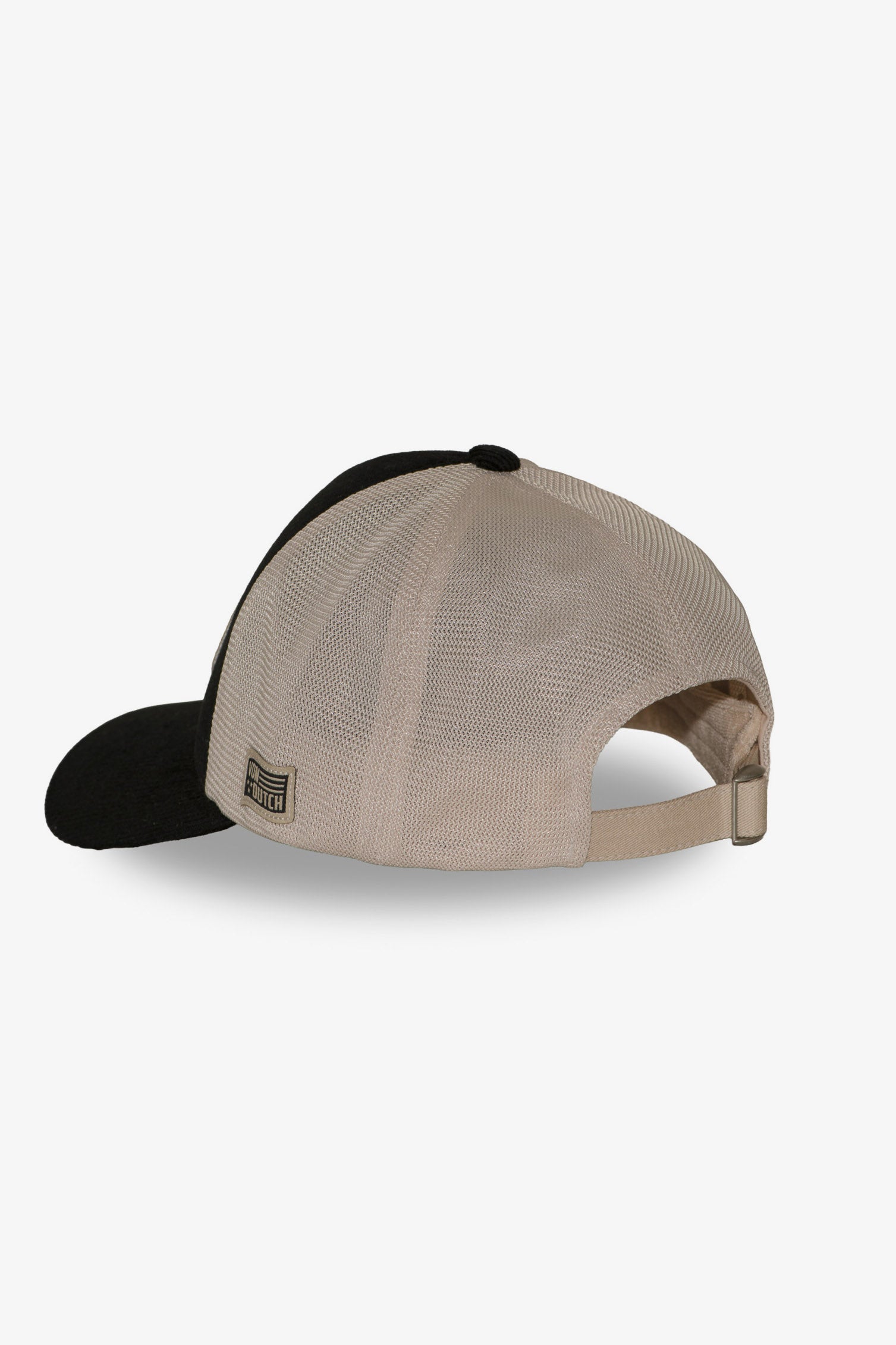 Corduroy trucker cap / strapback - Black + Beige