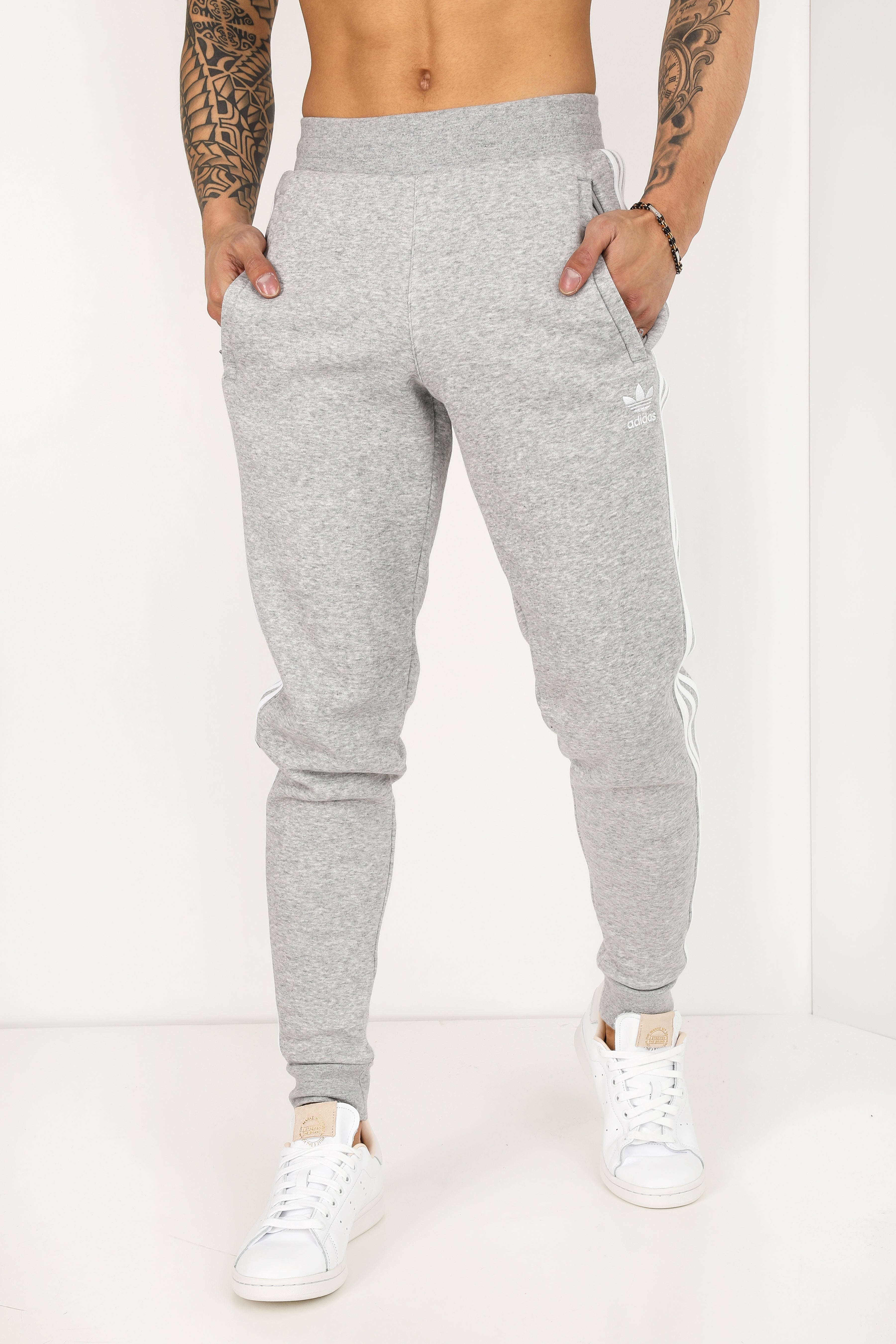 Sweathose - Grau meliert