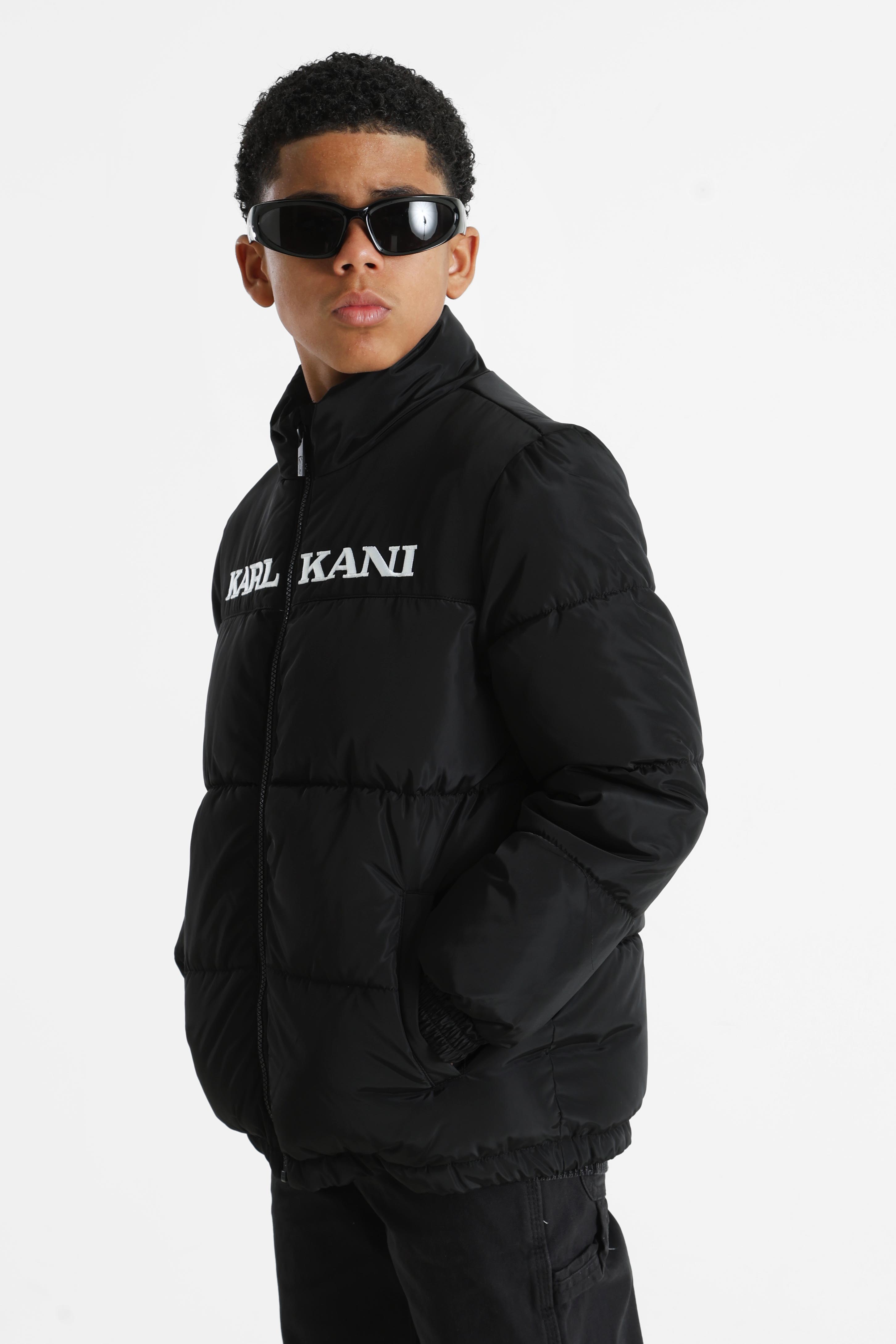 Veste tampon rétro - Black