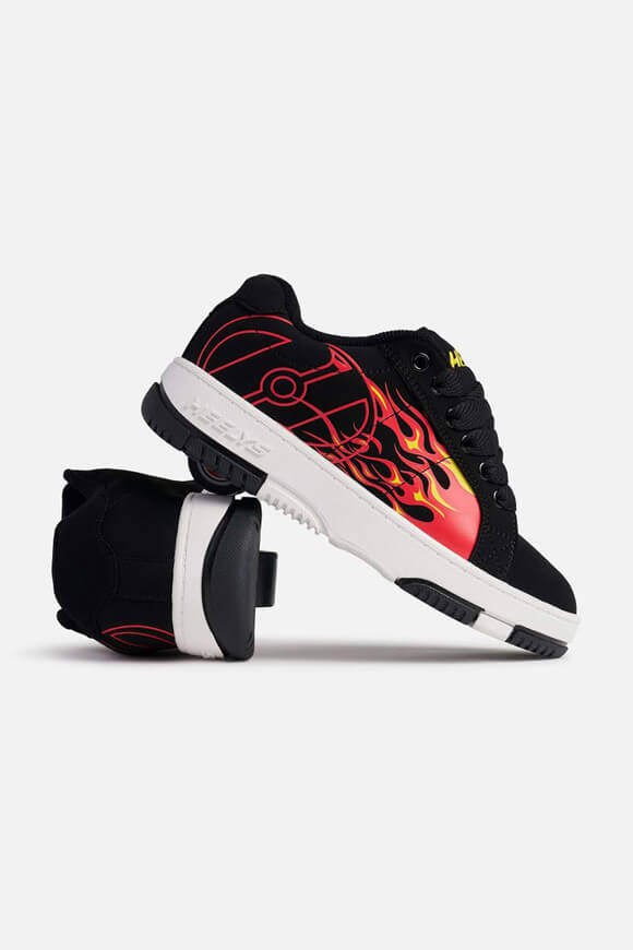 Kolect Prints Sneaker - Black + Red